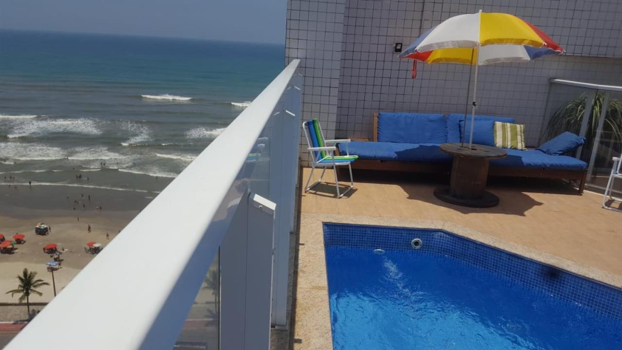 Cobertura Com Piscina E Churrasqueira Mongagua Sp Apartment Exterior photo